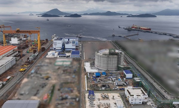 통영에코파워는 29일, 액화천연가스 복합발전소의 상업운전을 개시했다.