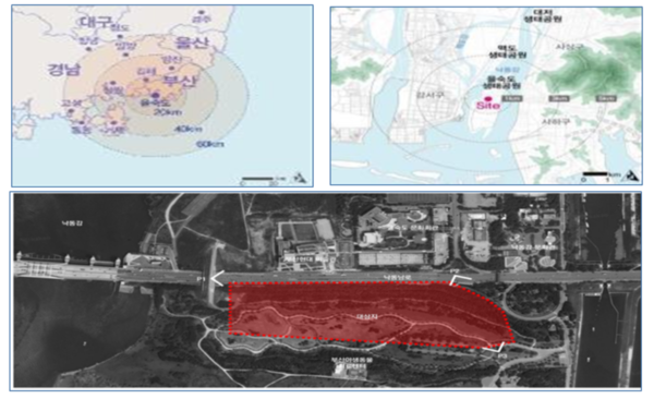 국립자연유산원 위치도. 출처=부산시