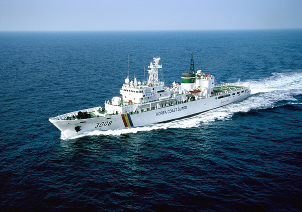 HJ중공업이 수주한 3000톤급 경비함. 사진=HJ중공업