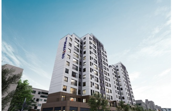 '천호역 마에스트로' 투시도. 출처=한미글로벌디앤아이