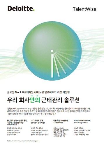 탤런트와이즈 서비스 소개. 사진=한국 딜로이트 그룹