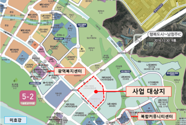 행복도시형 시니어타운 사업 대상지. 출처=행복청