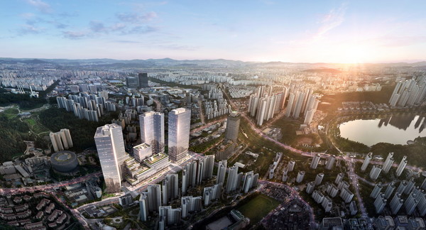 신광교 클라우드 시티 조감도