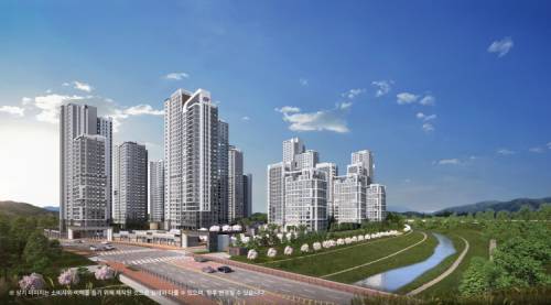 힐스테이트 도안리버파크 2차 3단지 투시도 출처=현대건설