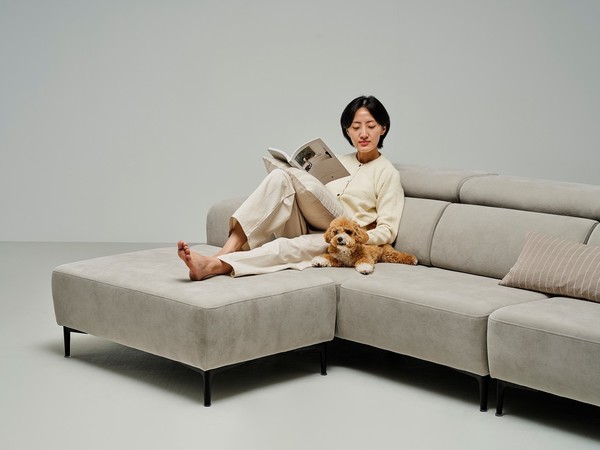 한샘 리클라이너 소파 뉴인피니 모드 에코크레아 그레이지 컬러