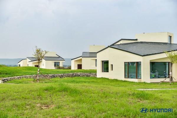 현대차의 중국 현지 특화 사회공헌활동인 ‘현대그린존 시즌3’ 사업을 통해 조성된 현대 녹색 빌리지 전경. 사진=현대자동차