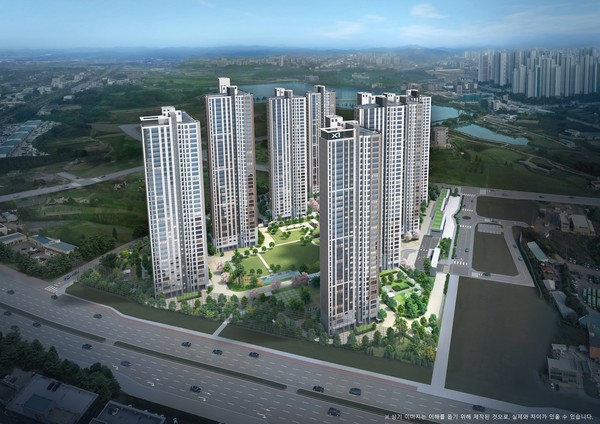 성성자이 레이크파크 조감도. 출처=GS건설
