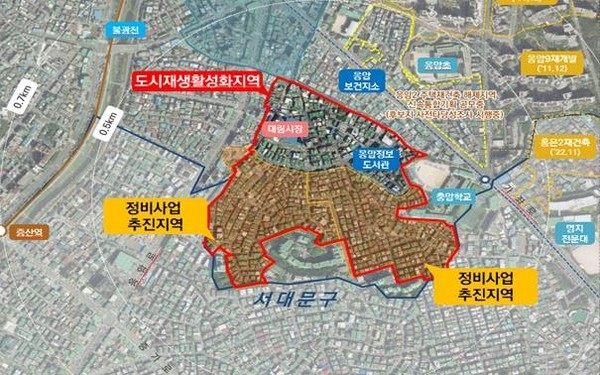 응암3동 도시재생활성화지역 위치도. 사진=서울시