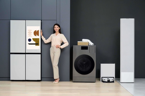 인공지능 음성비서 ‘빅스비(Bixby)’가 적용돼 음성 명령으로 더욱 손쉽게 제어할 수 있는 ‘비스포크 AI 가전’. 사진=삼성전자