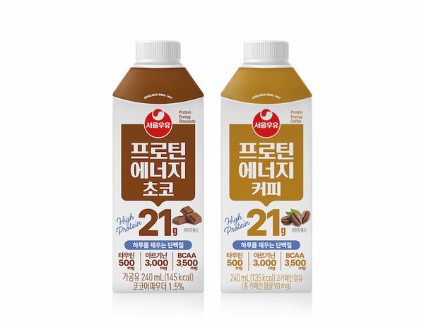서울우유 프로틴 에너지 2종. 사진=서울우유협동조합
