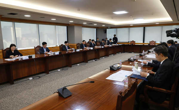 김소영 금융위원회 부위원장이 24일 오후 서울 중구 은행회관에서 정부 관계부처 및 정책금융기관과 함께 제9차 정책금융지원협의회를 개최했다. 사진=금융위원회.