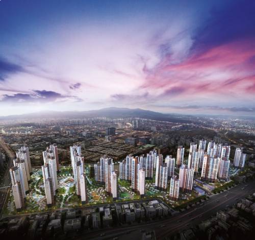 평촌 어바인 퍼스트  조감도