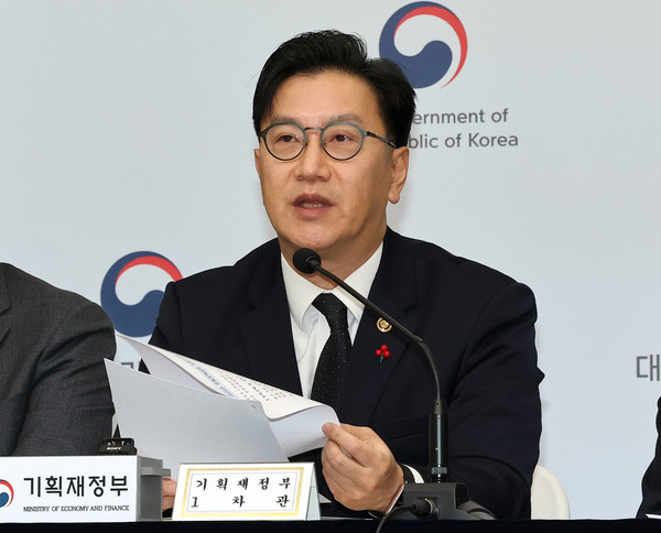 김범석 기획재정부 1차관이 정부세종청사에서 2025년 경제정책방향 상세 브리핑을 하고 있다. 사진=연합뉴스