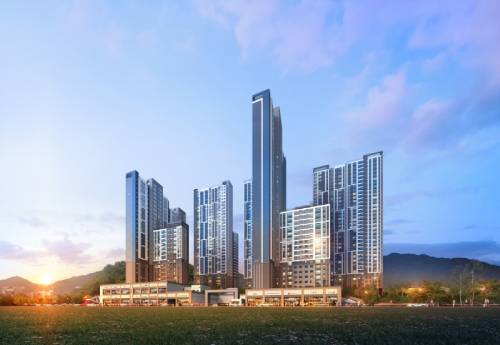 포천역 리버파크  투시도