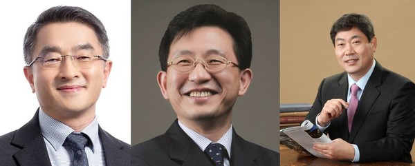 왼쪽부터 정경구 HDC현대산업개발 대표, 남궁홍 삼성E&A 대표, 김성호 대보건설 대표 (각사 제공)