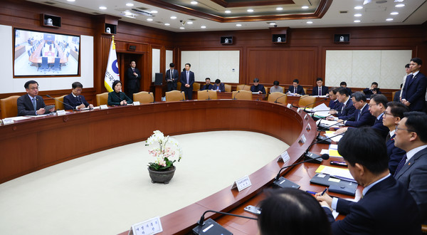 국정현안조정회의 겸 경제관계장관회의. 사진=연합뉴스