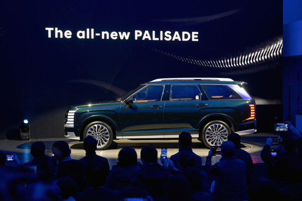 현대자동차는 지난 14일 경기도 성남시 '메종 디탈리'에서 '디 올 뉴 팰리세이드' 발표 행사를 개최했다. 사진=현대자동차