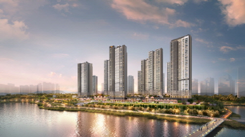 e편한세상 성성호수공원 투시도  출처=DL이앤씨