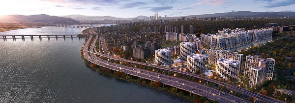 삼성물산 한남4구역 제안 조감도. 사진=삼성물산 제공