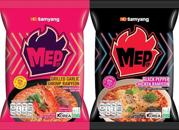 태국에 출시한 맵 시리즈. 사진=삼양식품