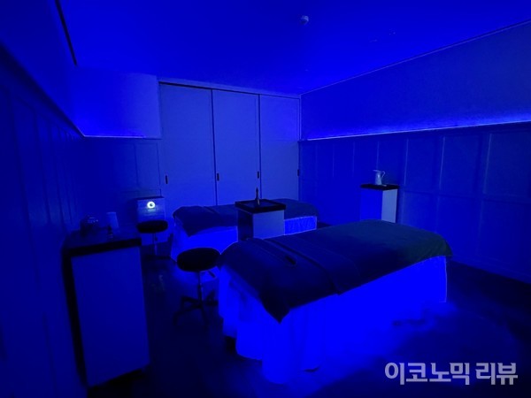 스파 룸 내부. 사진=이코노믹리뷰 서예림 기자