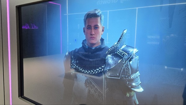  촬영이 끝나고 기자와 캐릭터의 AI 융합이 종료된 장면. 당연히 저렇게 생기지는 않았다. 사진=최진홍 기자