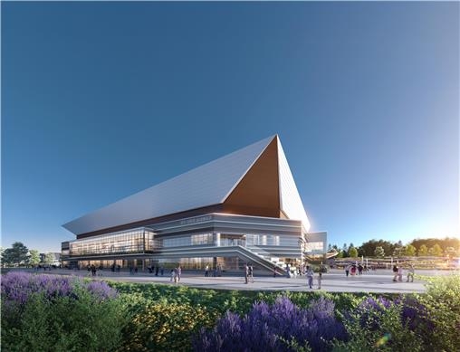 청주 다목적 실내체육관 투시도. 사진=태영건설