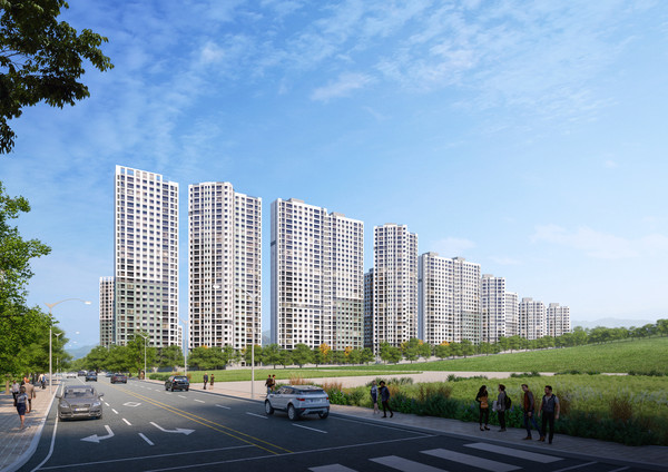 남양주 '오남역 서희스타힐스 여의재' 투시도. 출처=서희건설