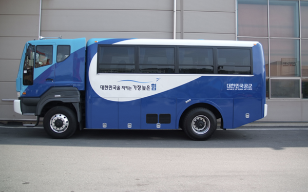 공군 진중버스. 사진=리테크 DTS