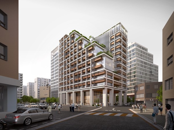 서울 방배동 하이엔드 시니어 레지던스 투시도. 사진=SK디앤디