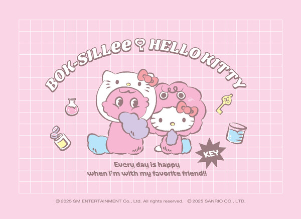 샤이니 키가 글로벌 캐릭터 기업 산리오코리아의 ‘헬로키티’와 컬래버 프로젝트를 펼친다. 사진=SM엔터테인먼트