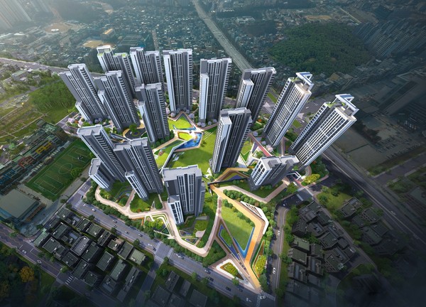 원주 단계주공아파트 재건축 조감도. 사진=HDC현대산업개발