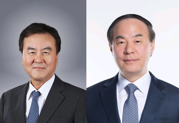 (왼쪽부터) 신제윤 삼성전자 이사회 의장, 전영현 대표이사 부회장. 사진=삼성전자