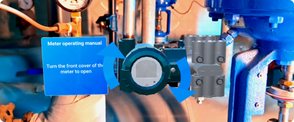 스마트글래스 활용 XR 업무 관리 솔루션. 사진=딥파인