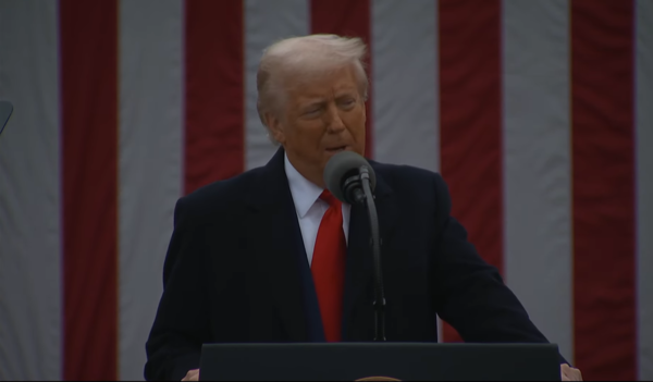 발언 중인 트럼프. 사진=중계 화면 갈무리