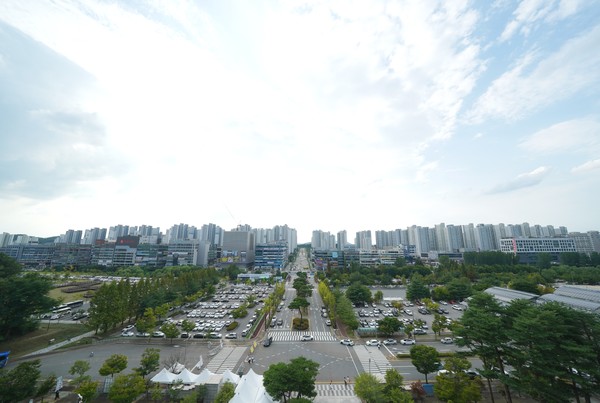 천안시 불당동 일대 도로. 출처=천안시