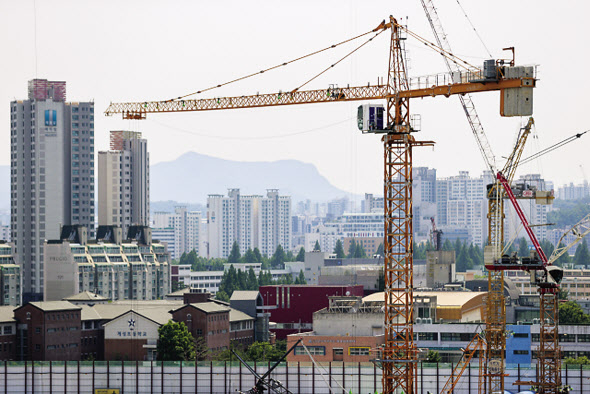 서울의 한 아파트 공사현장 모습. 사진=연합뉴스