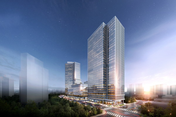 광교 클라우드 시티 투시도