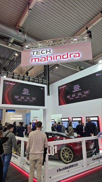 테크 마힌드라 부스. 사진=최진홍 기자