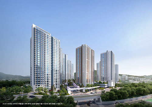 창원 메가시티 자이&위브 투시도  출처=두산건설