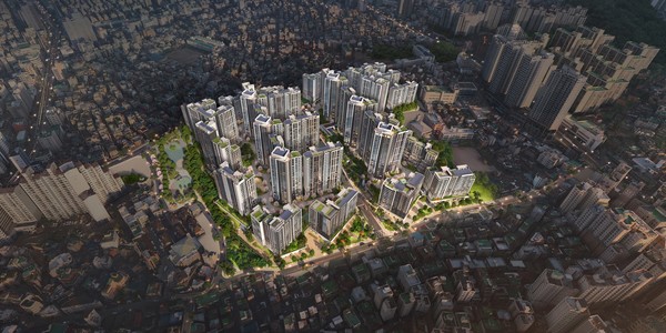 힐스테이트 메디알레_조감도. 사진=현대건설