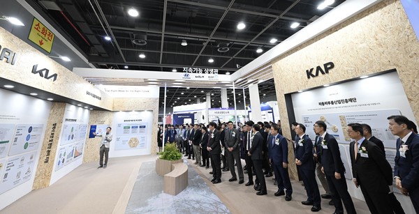 현대차그룹이 '2025 자동차부품산업 ESG·탄소중립 박람회'를 개최했다. 사진=현대차그룹