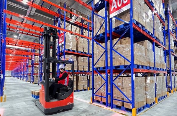 징둥로지스틱스 인천 물류창고 모습. 사진=징둥닷컴