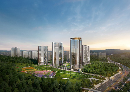 중앙공원 롯데캐슬 시그니처 투시도  출처=롯데건설