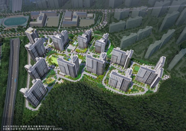 동탄 꿈의숲 자연앤데시앙 조감도. 사진=태영건설