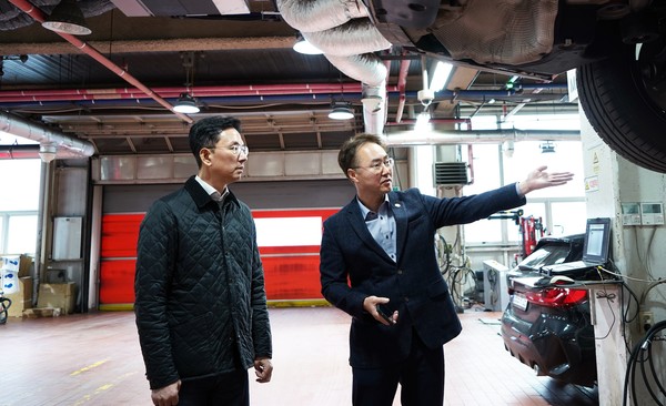 강이구 코오롱모빌리티 대표가 현장 경영에 나섰다. 사진=코오롱모빌리티