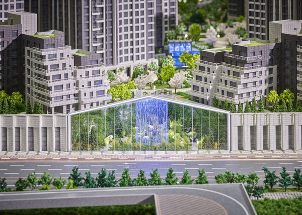 DL이앤씨 '아크로 한남' 홍보관. 사진=DL이앤씨