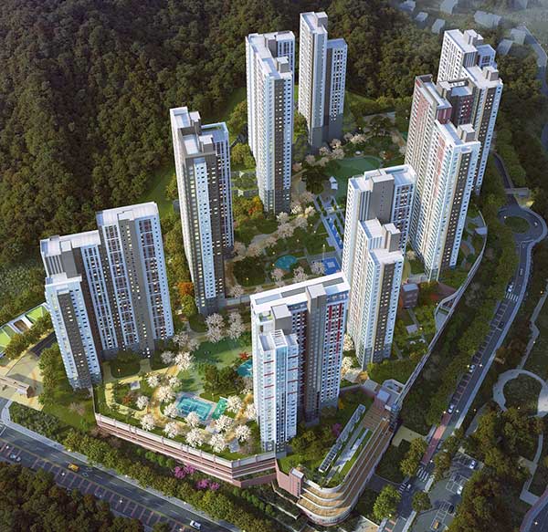 거제 아주 공공지원 민간임대주택 조감도