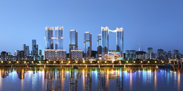 포스코이앤씨 용산 정비창전면 제1구역 조감도. 사진=포스코이앤씨