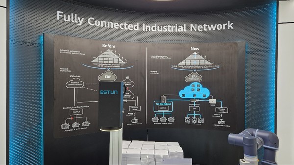 MWC25의 화웨이 부스. 사진=최진홍 기자